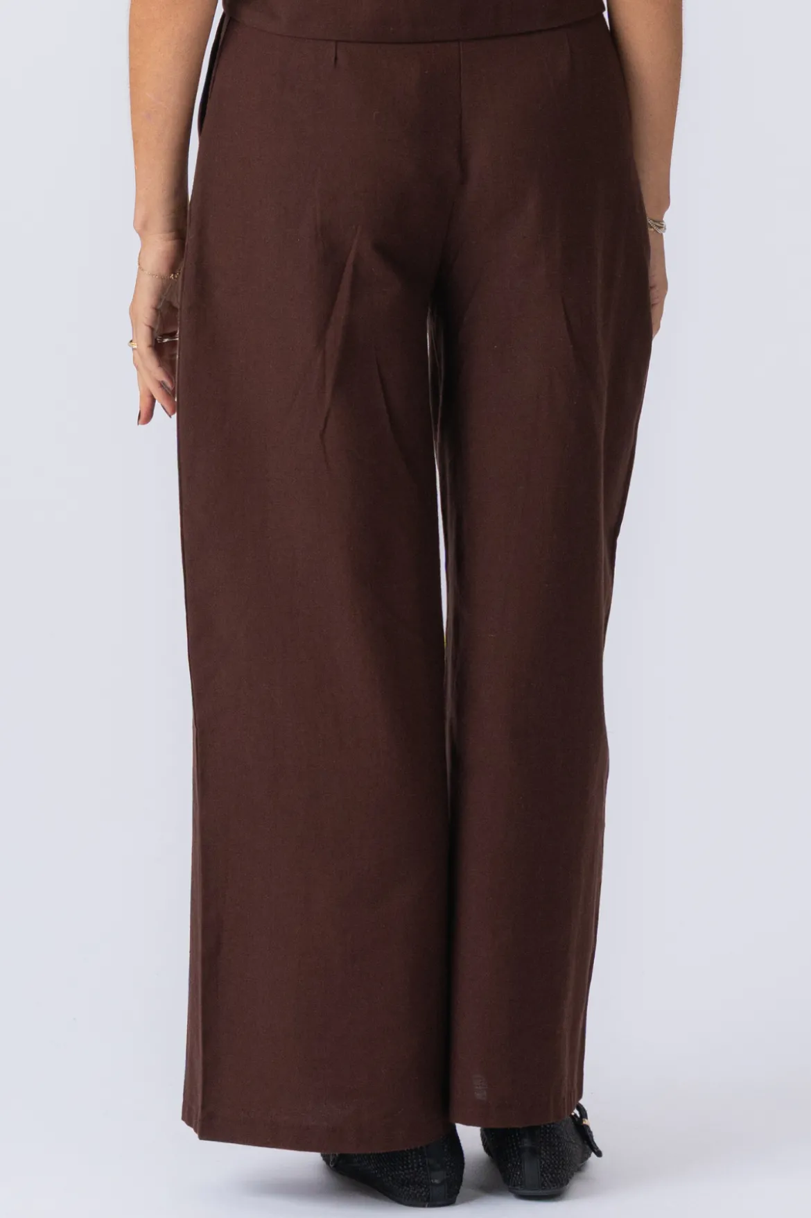 Melissa Wide Pants - Brun