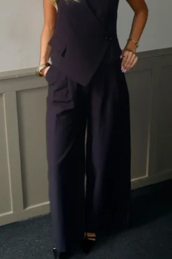 Melissa Wide Pants - Sort