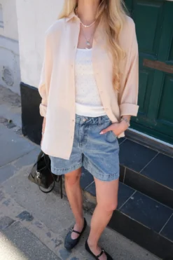 Mia Skjorte - Beige