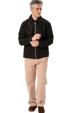 Milan Zipper Jacket - Sort