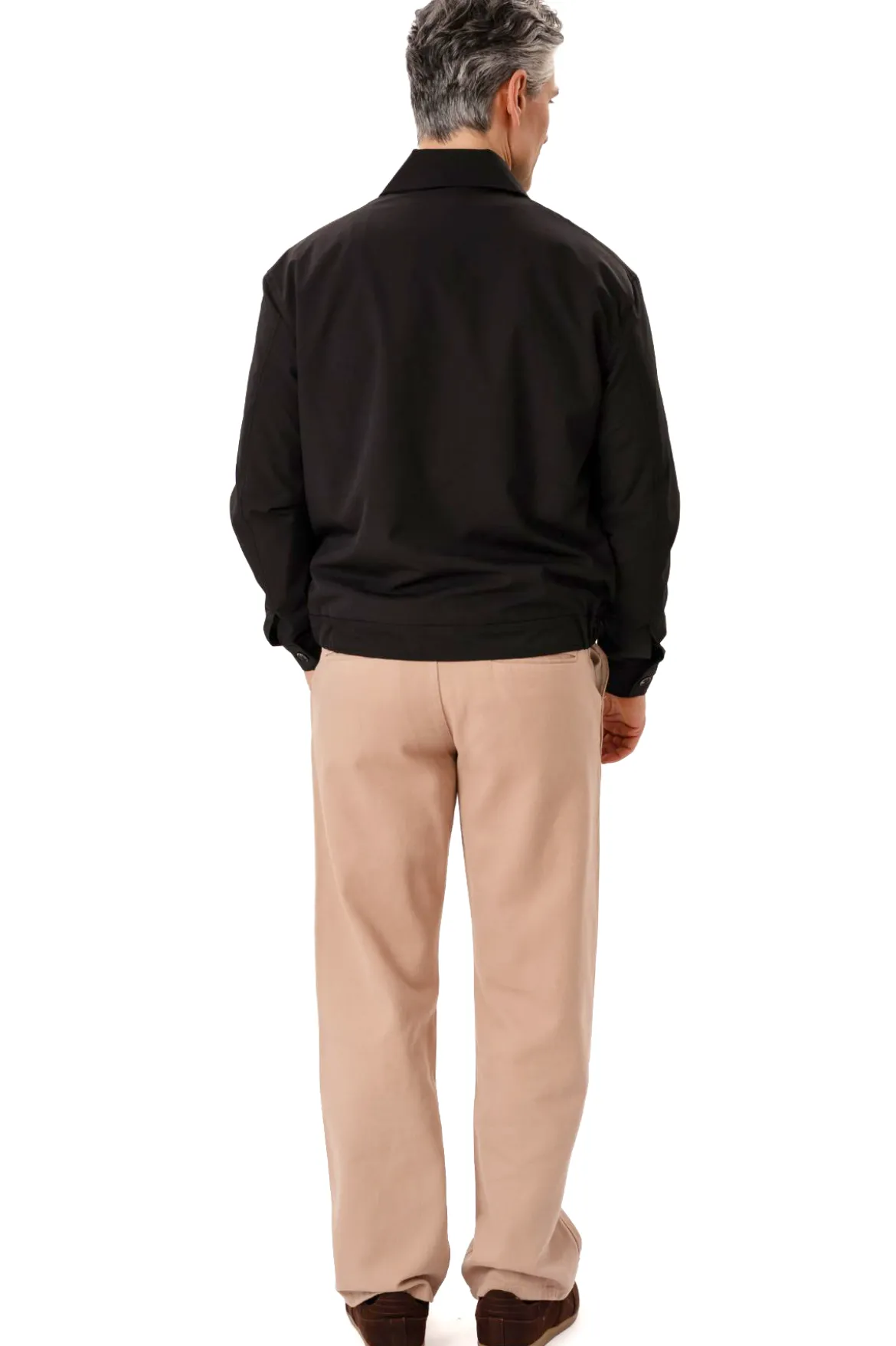 Milan Zipper Jacket - Sort