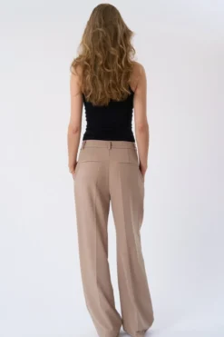 Mila Wide Pants - Beige