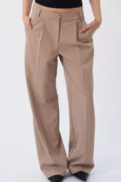 Mila Wide Pants - Beige
