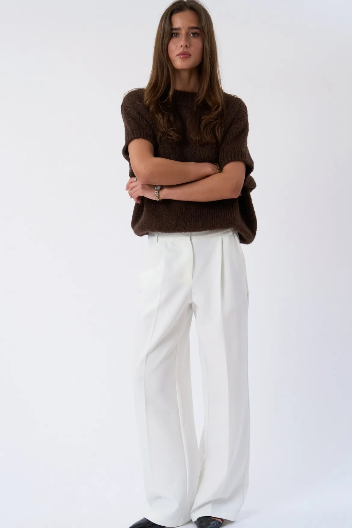 Mila Wide Pants - Off White