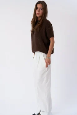 Mila Wide Pants - Off White