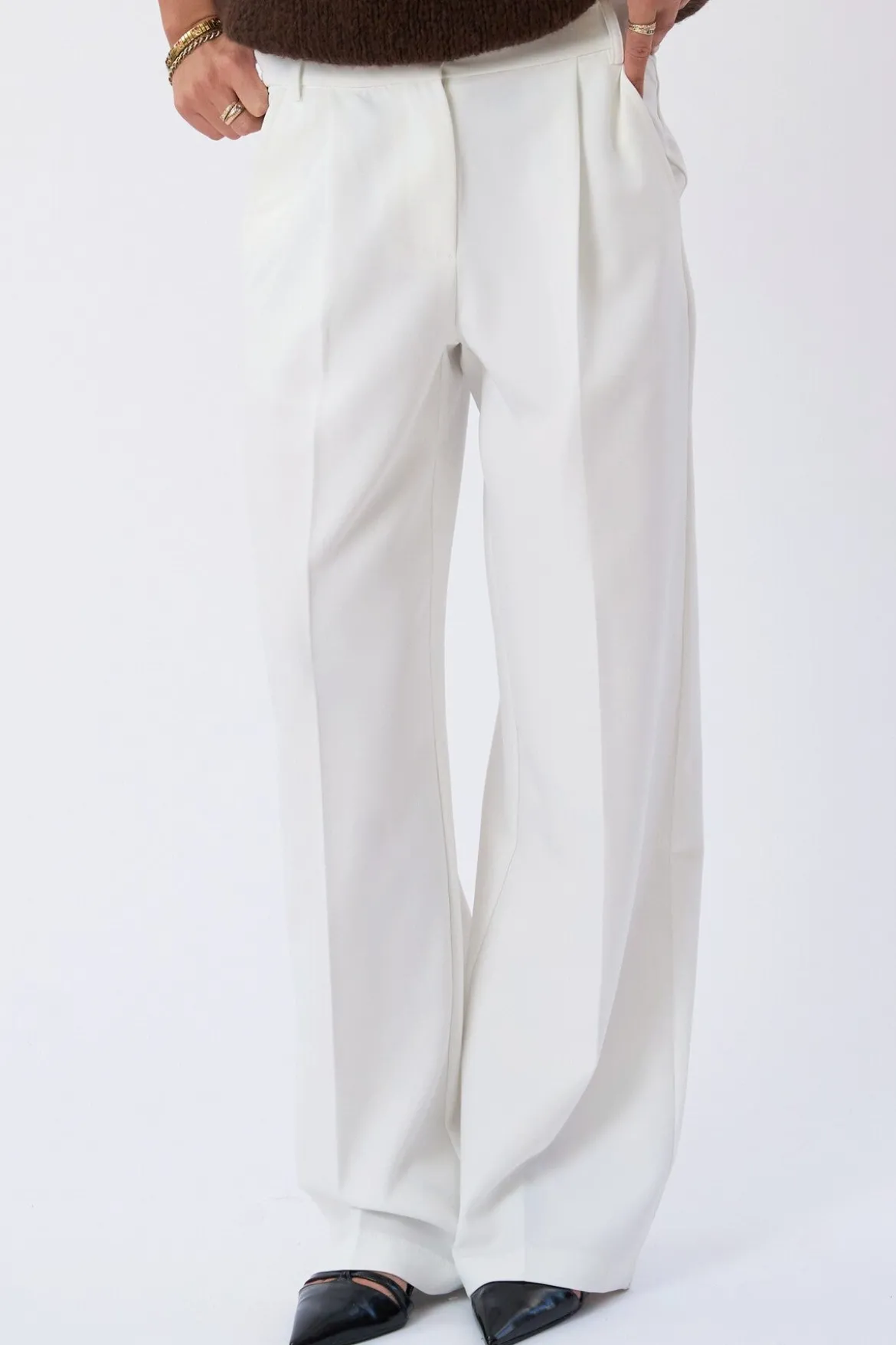 Mila Wide Pants - Off White