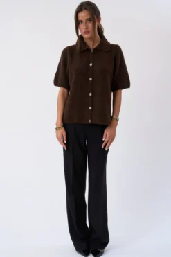 Mila Wide Pants - Sort