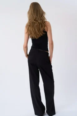 Mila Wide Pants - Sort