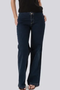 Miley Wide Jeans - Mørkeblå