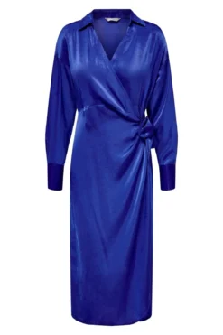 Mille Langærmet Midi Kjole - Sodalite Blue
