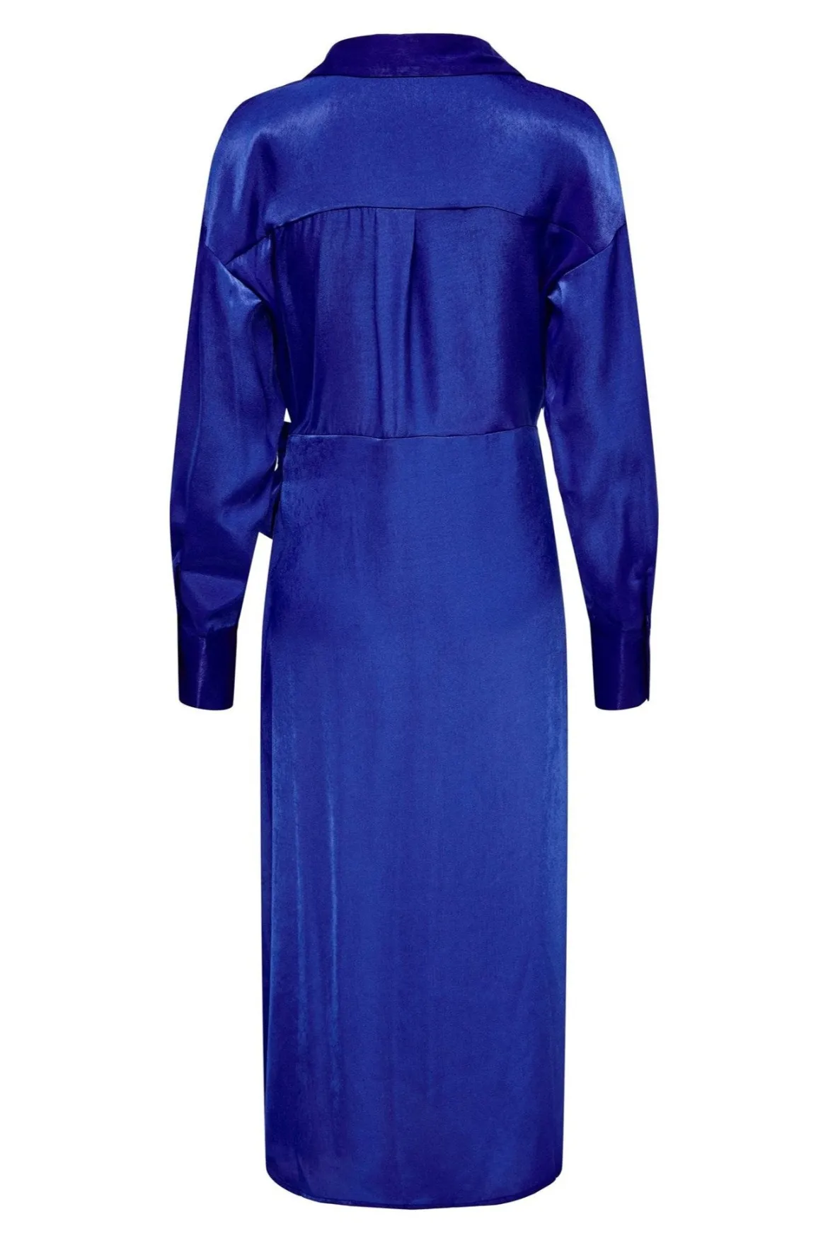 Mille Langærmet Midi Kjole - Sodalite Blue
