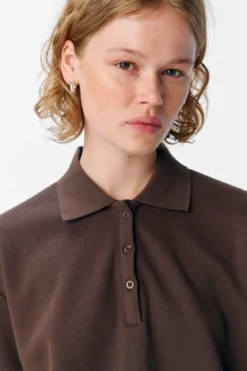 Millie Polo - Seal Brown