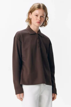 Millie Polo - Seal Brown