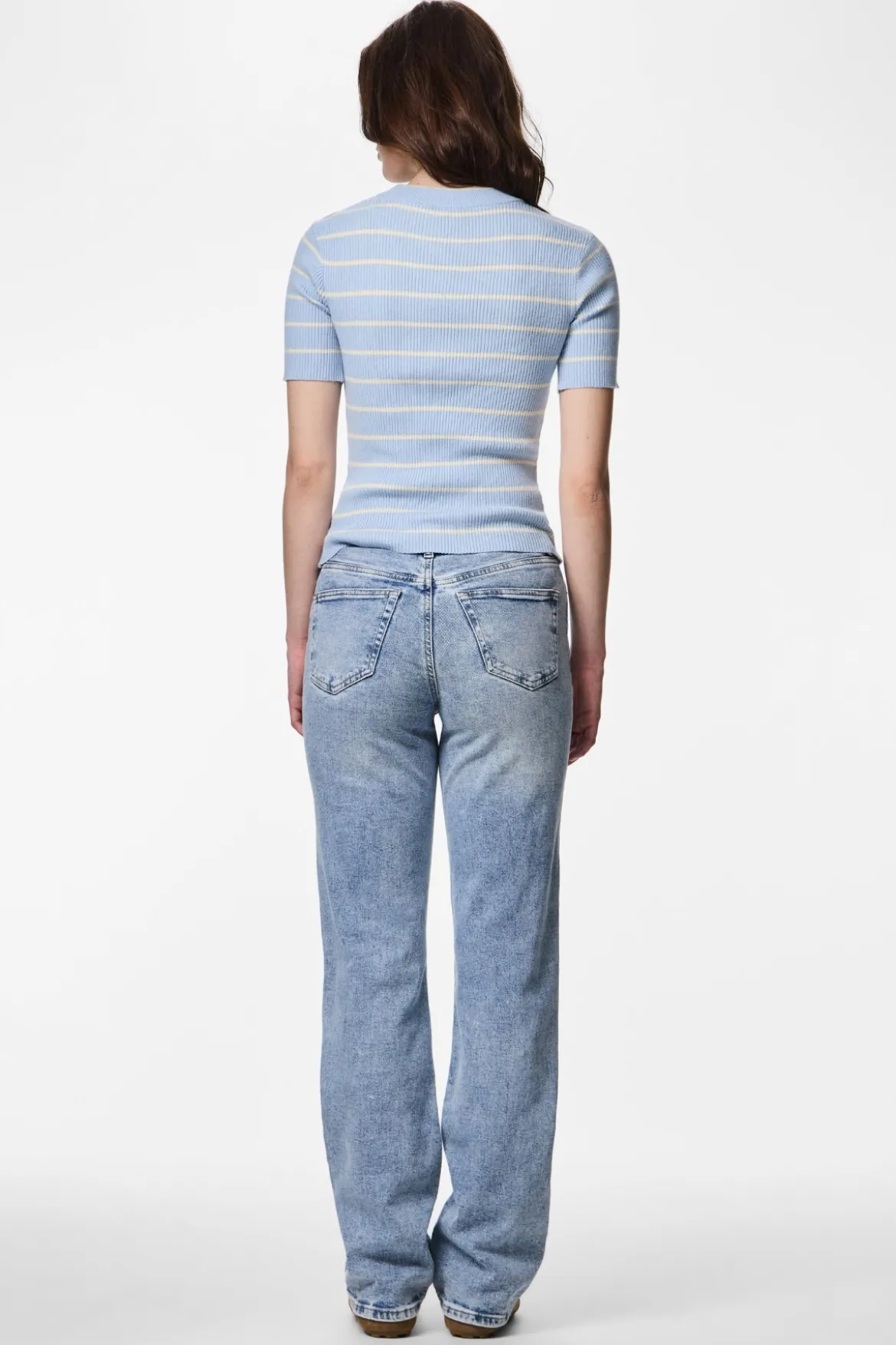 Mira O-Neck Knit - Cashmere Blue Birch