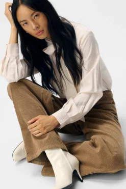 Moji Alima Wide Jeans - Tannin sort