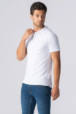 Muscle Polo Shirt - Hvid