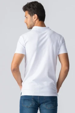 Muscle Polo Shirt - Hvid