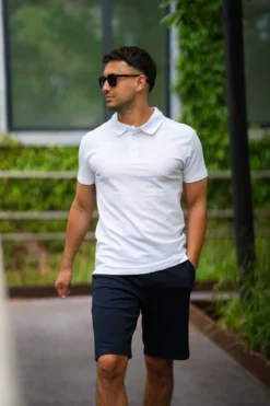 Muscle Polo Shirt - Hvid
