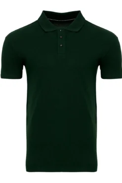 Muscle Polo Shirt - Mørkegrøn