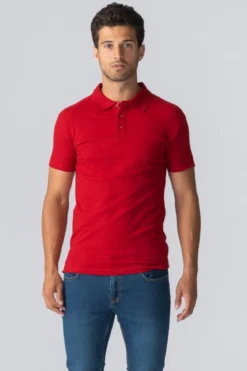Muscle Polo Shirt - Rød