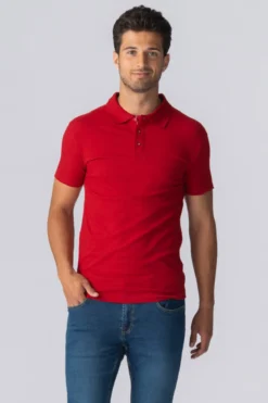 Muscle Polo Shirt - Rød