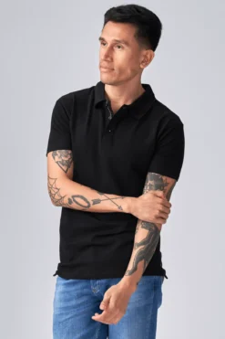Muscle Polo Shirt - Sort