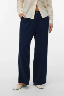 Mymilo Nila Mw Dad Pants - Navy Blazer