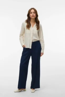 Mymilo Nila Mw Dad Pants - Navy Blazer
