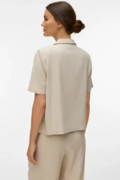 Mymilo Short Blazer - Silver Lining