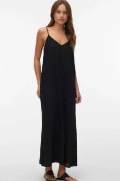 Mymilo Singlet Ankle Dress - Sort