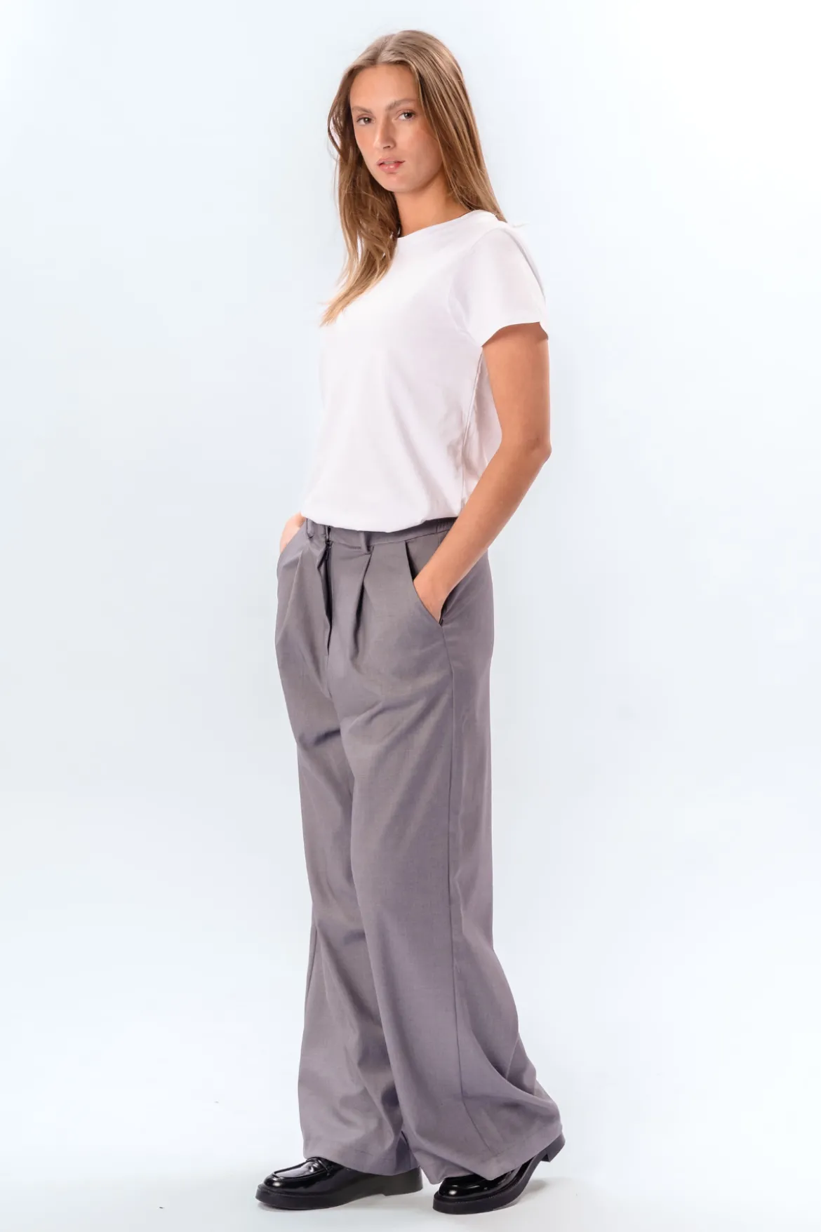 Nadia Pants - Lyse grå