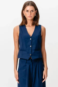 Nadia Vest - Navy