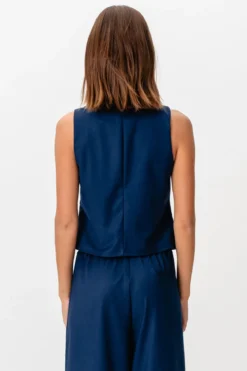 Nadia Vest - Navy
