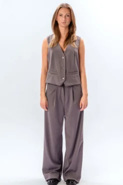 Nadia Vest og Pants - Mørkegrå