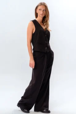 Nadia Vest og Pants - Sort