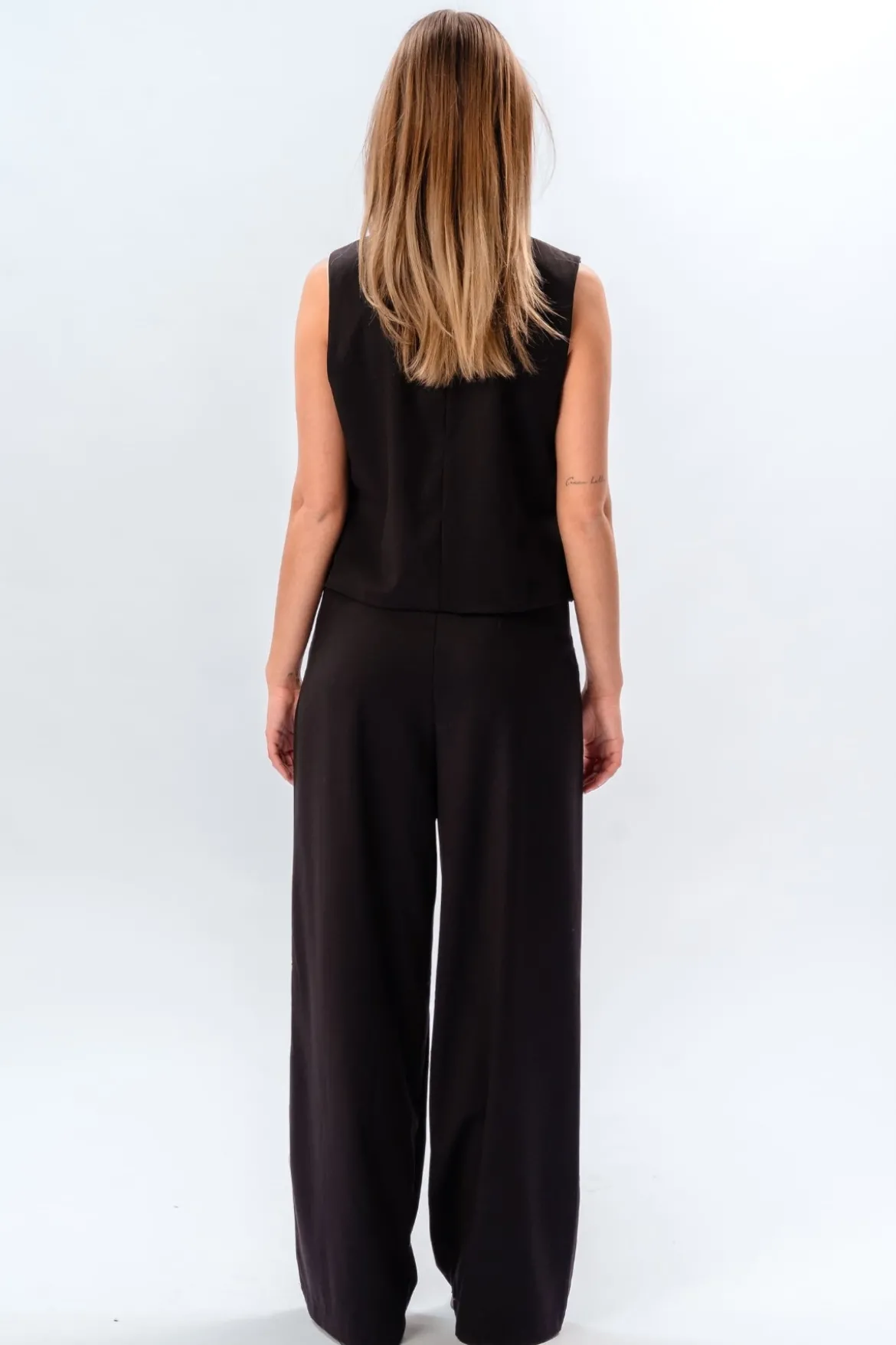 Nadia Vest og Pants - Sort