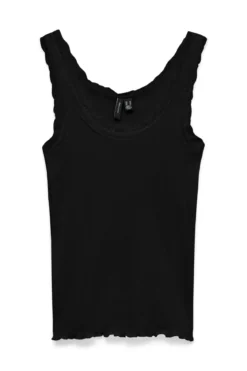 Nana Lace Tank Top - Sort