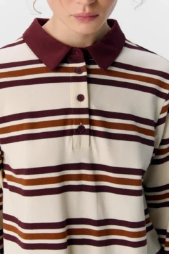 Nana L/S Polo Top - Java
