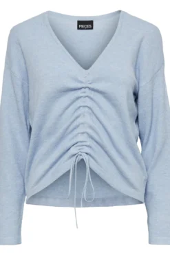 Nandi V-Neck Strik - Kentucky Blue
