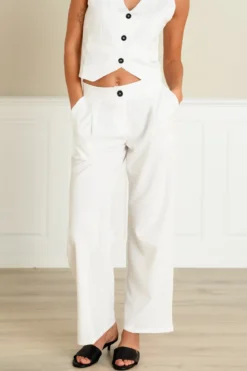 Natalie Pants - Hvid