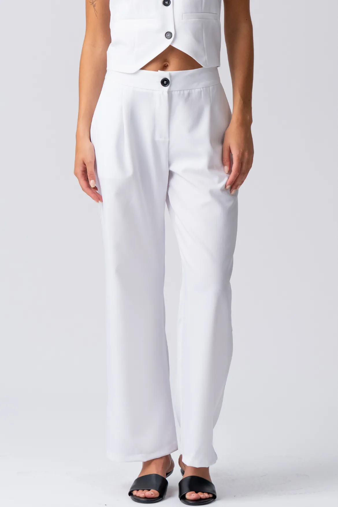 Natalie Pants - Hvid