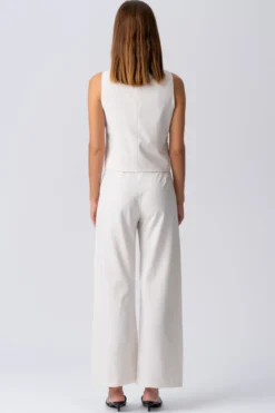Natalie Vest og Bukser - Lyse Beige