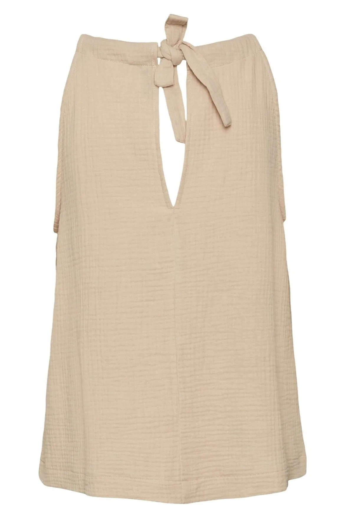 Natali Halterneck Top - Irish Cream