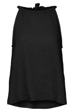 Natali Halterneck Top - Sort