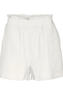 Natali High Waist Shorts - Snow White