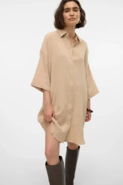 Natali Oversized Skjorte - Irish Cream