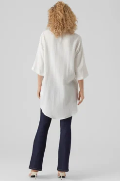 Natali Oversized Skjorte - Snow White