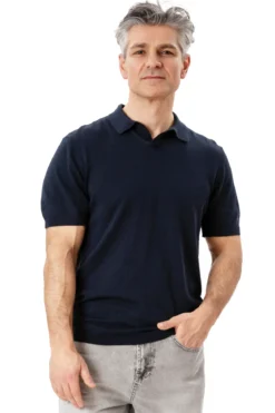 Nathan Knit Polo - Navy