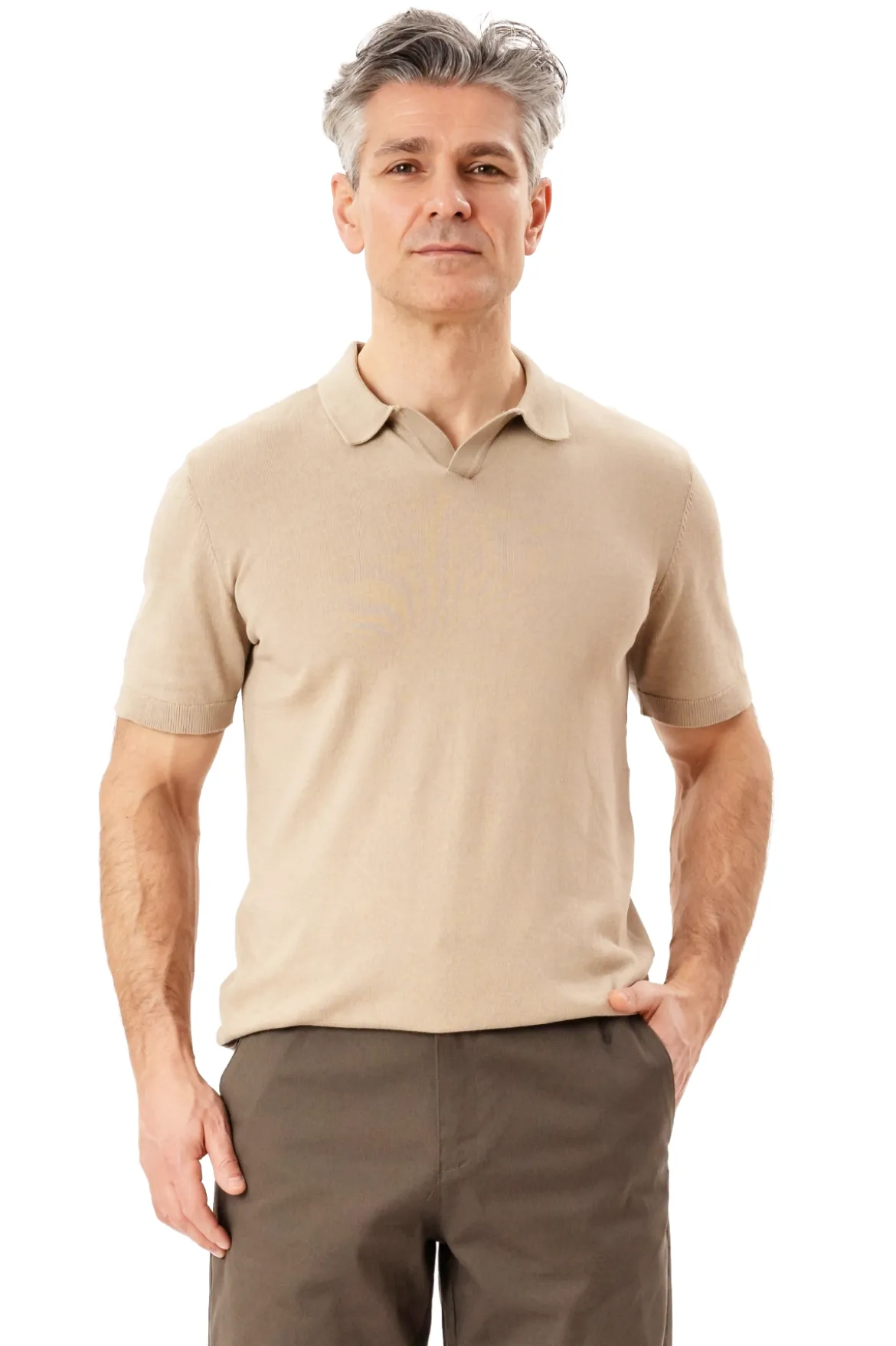 Nathan Strik Polo - Sand