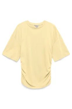 Navaro 2/4 O-Neck Top - Flan